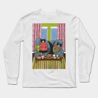 Holiday Couch Potatoes Long Sleeve T-Shirt